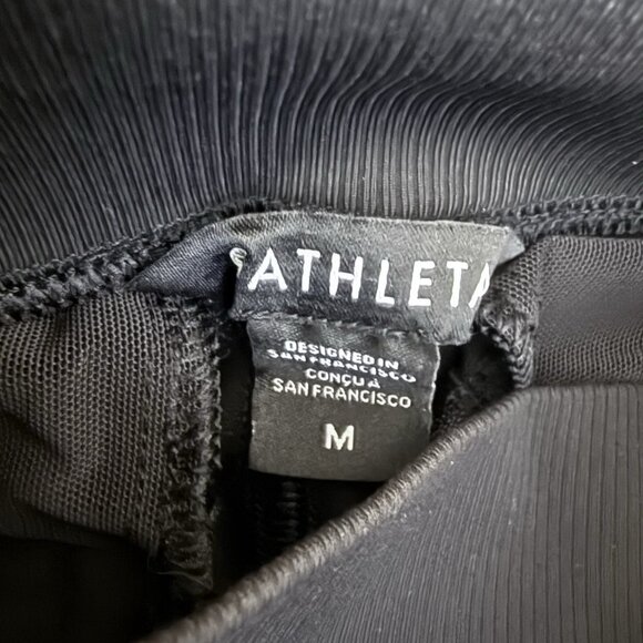 Athleta Venice High Rise Jogger Pants Size Medium Black 597888 Yoga Pockets - Picture 7 of 7